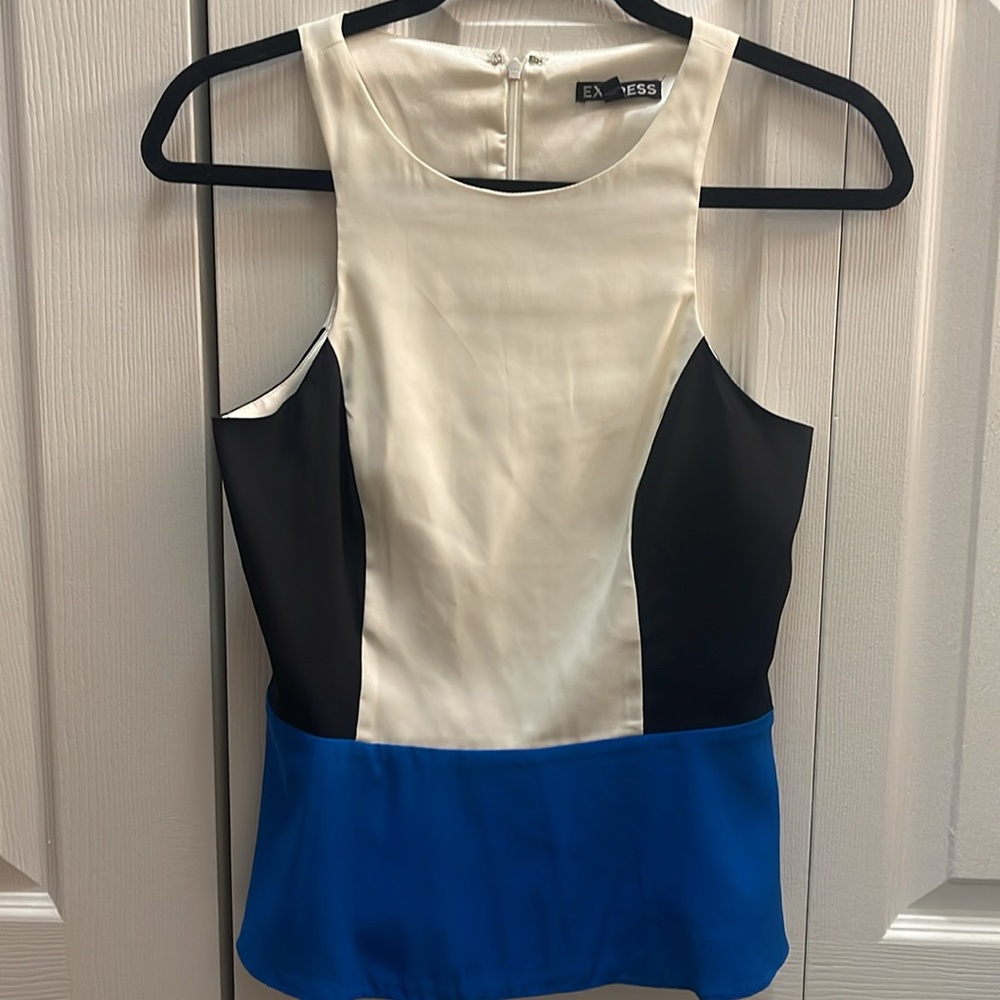 Express Color Block Blouse - image 2